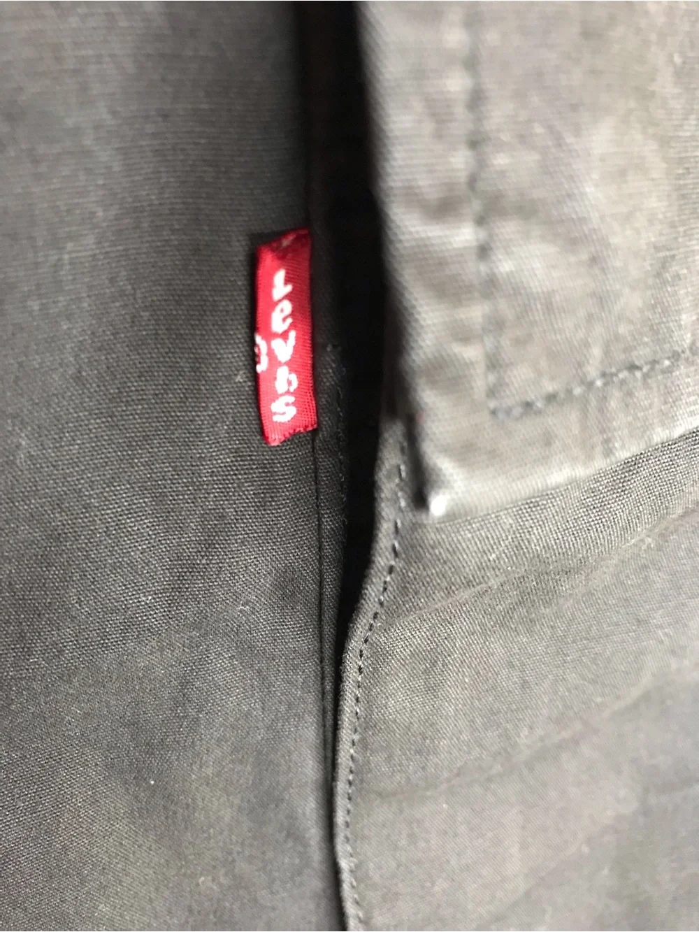 Levis Carrier Mens Cargo Short Big and Tall Size 36 Graphite NWT